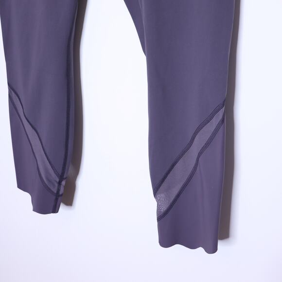 LULULEMON Wunder Under Crop Roll Down Scallop Full-On Moonwalk Women's 10 - Picture 2 of 9